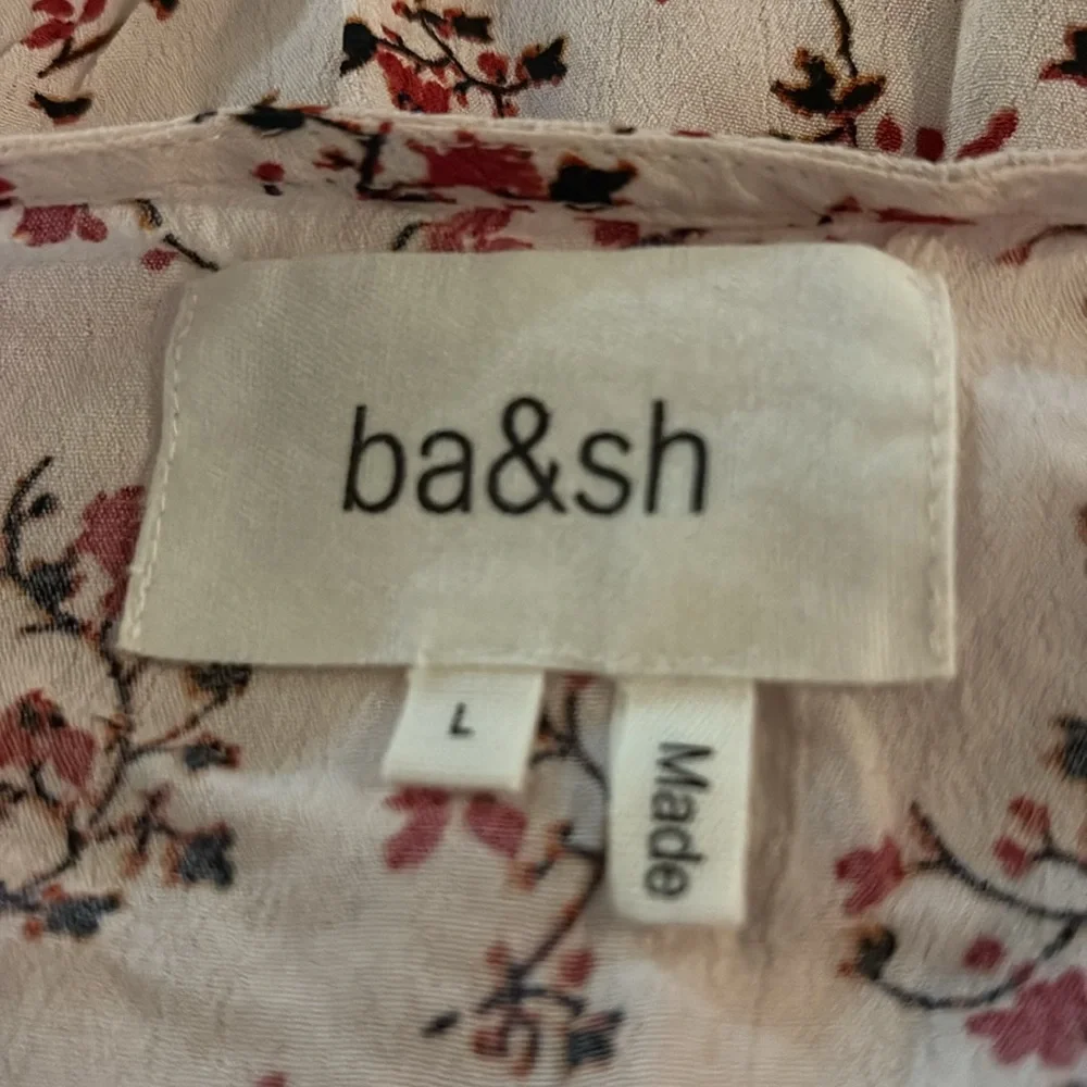 Ba&sh Sete short pretty and comfy floral bohemian style dress with elastic waist